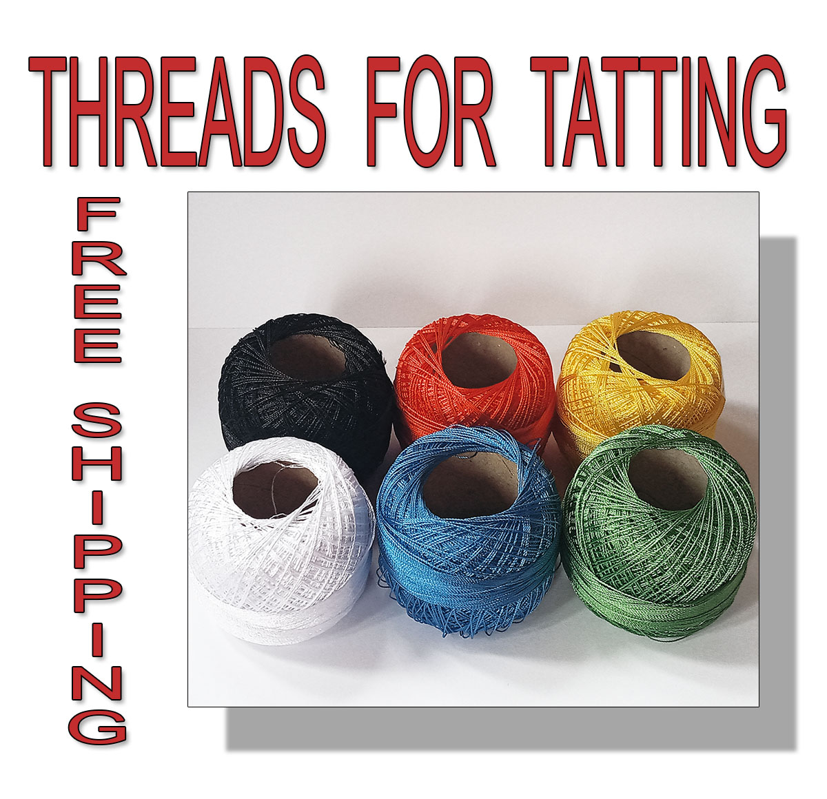 Threads for tatting Сlassic FairyLace polyester threads