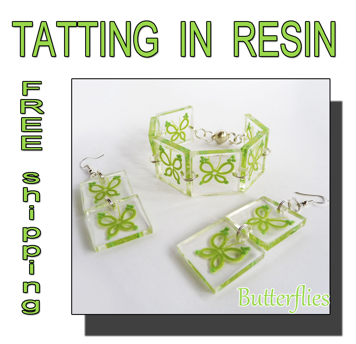Jewelry set Butterflies
