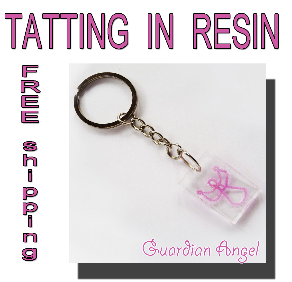 Keychain lucky angel