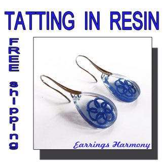 Pale blue earrings Harmony