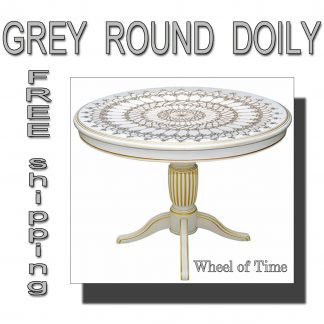 Grey doily Wheel of Time