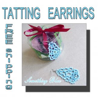 Lace earrings Something Blue