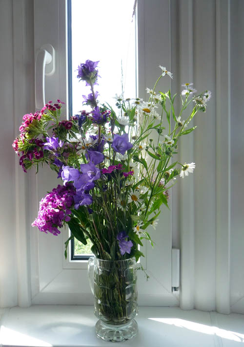 Large bouquet of wildflowers collected in summer fields, symbol of Summer Mood collection, photo by FairyLacefromElena