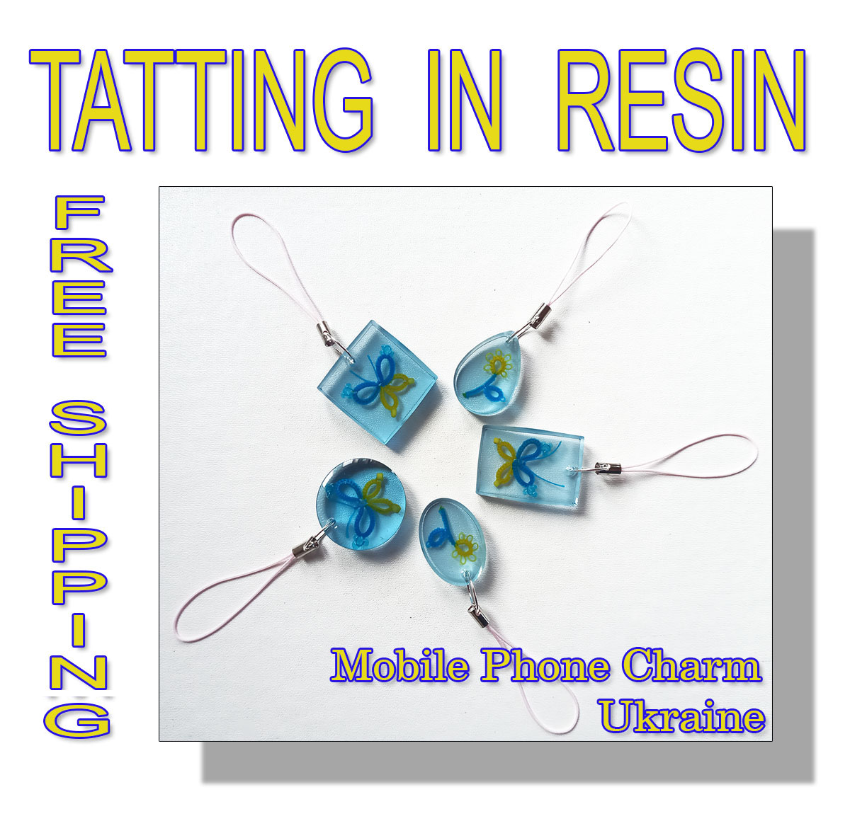 Mobile Phone Charm Ukraine
