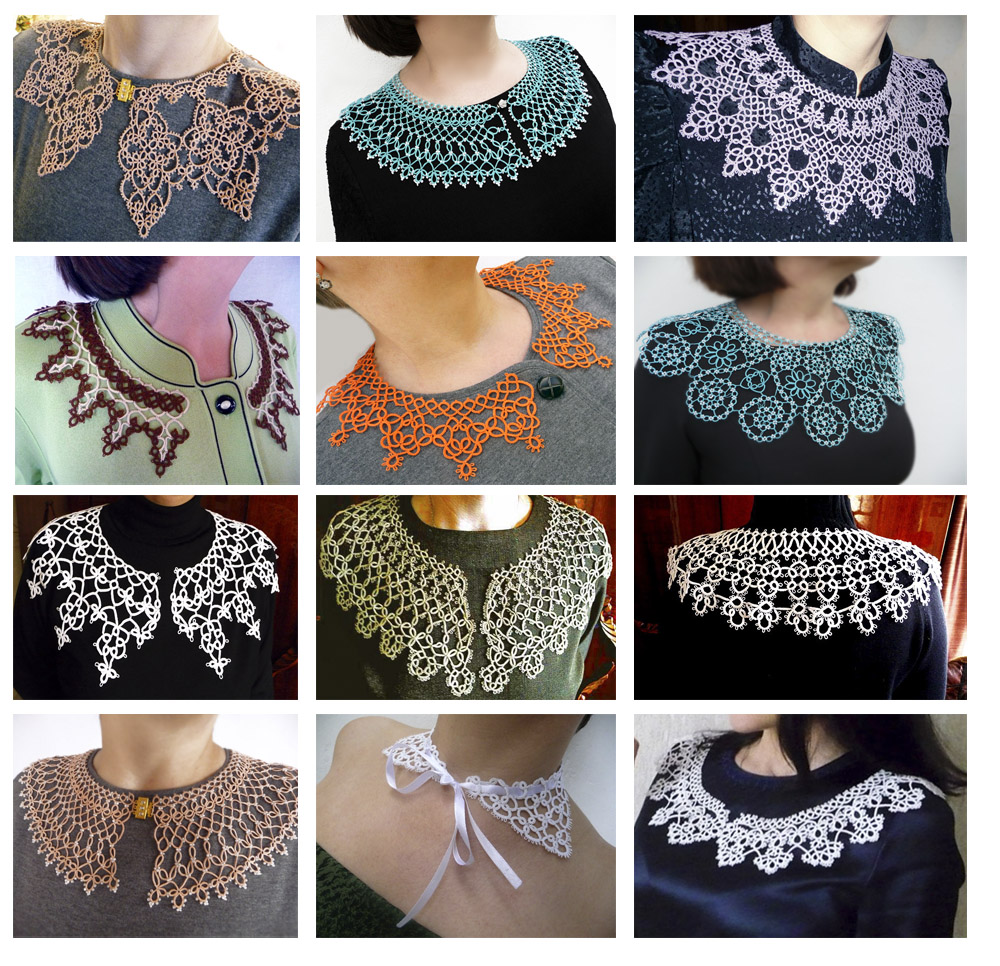 Tatting lace collars FairyLace lace is 2023 fashion trends.